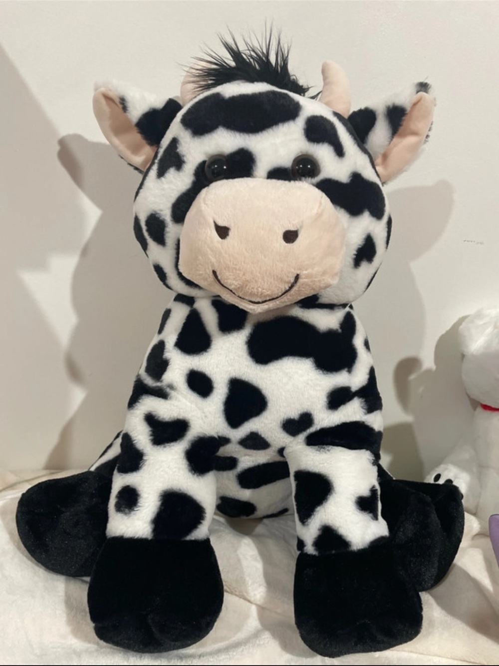 Target Plush Cow Stuffed Animal - Black & White with Cream Snout